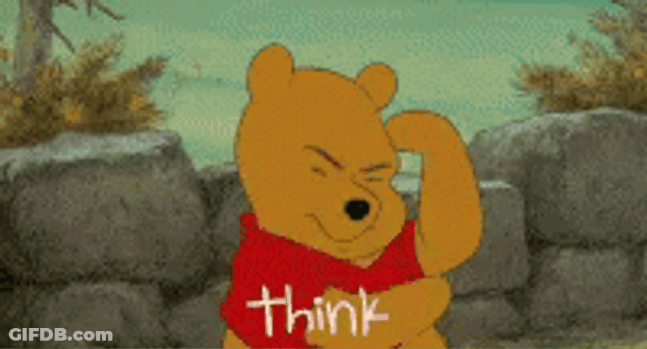 Winnie The Pooh Brainstorming GIF