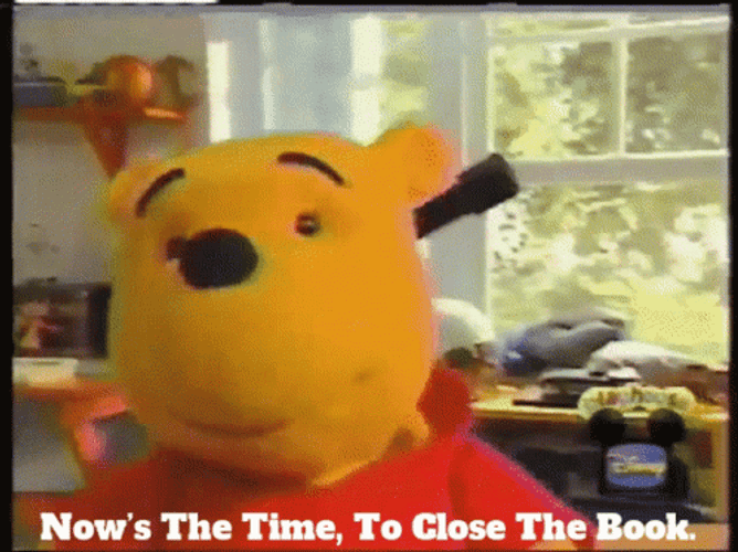 Winnie The Pooh Close The Book GIF