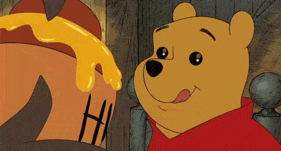 Winnie The Pooh Glowing Eyes GIF