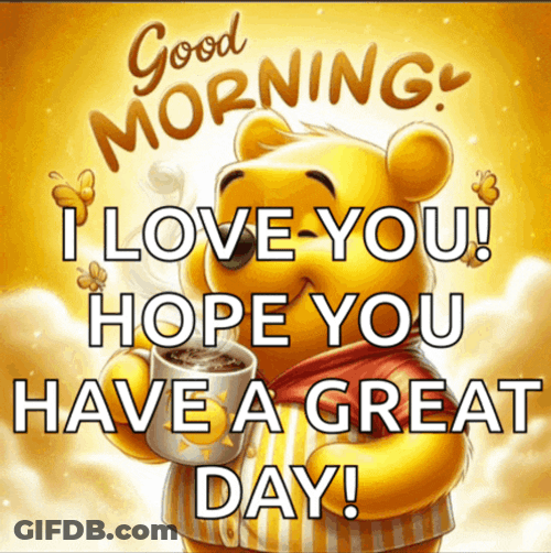 Winnie The Pooh Good Morning Meme GIF