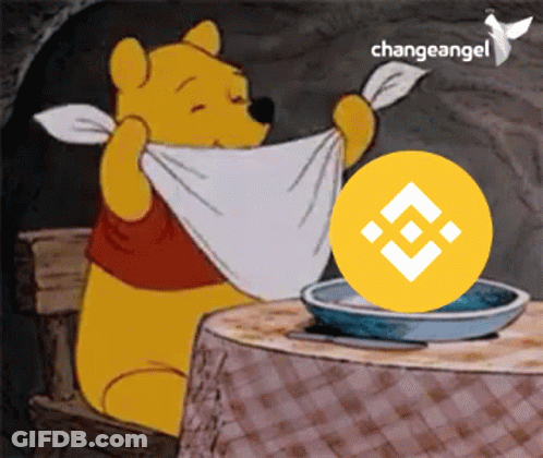 Winnie The Pooh Holding Towel Over Coin GIF