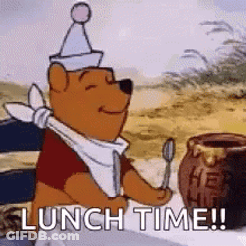 Winnie The Pooh Lunch Time GIF