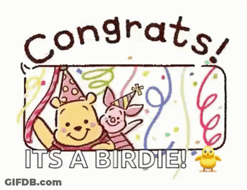 Winnie The Pooh , Piglet , And Piglet Are Celebrating A Birthday With Balloons And Streamers . GIF