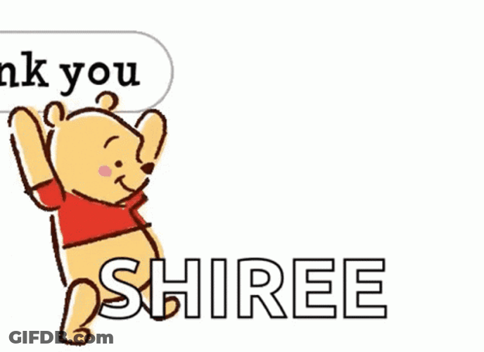 Winnie The Pooh Piglet Thank You Clipart GIF