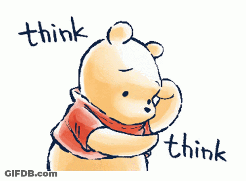 Winnie The Pooh Thinks GIF