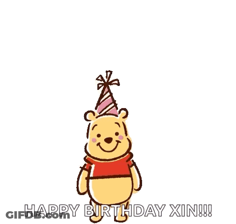 Winnie The Pooh , Tigger , Piglet , And Donkey Eeyore Are Celebrating A Birthday With Confetti . GIF