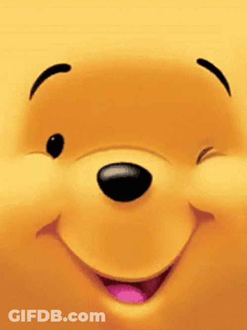 Winnie The Pooh Winky Face GIF