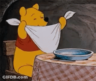 Winnie The Pooh With Towel Around Neck GIF