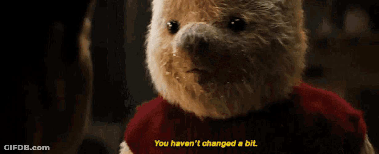 Winnie The Pooh You Havent Changed A Bit GIF