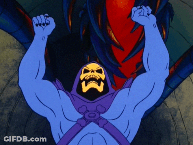 Winning Celebration Skeletor Meme GIF