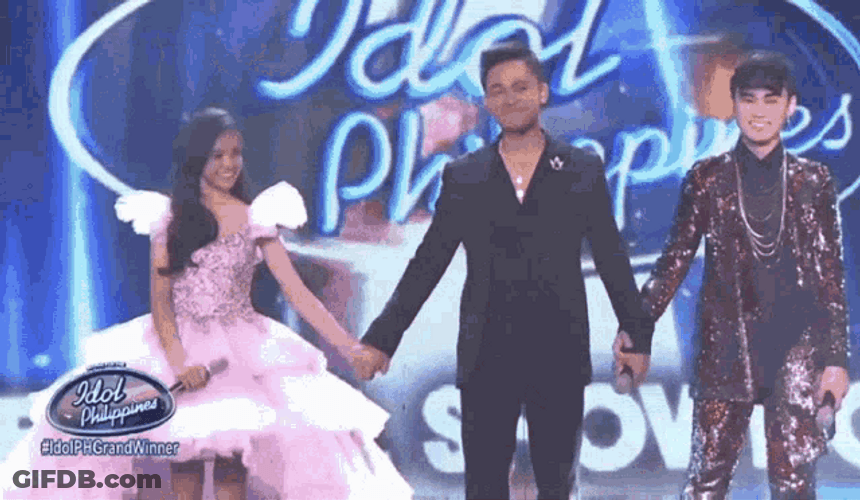 Winning Moment Idol Winner Zephanie GIF