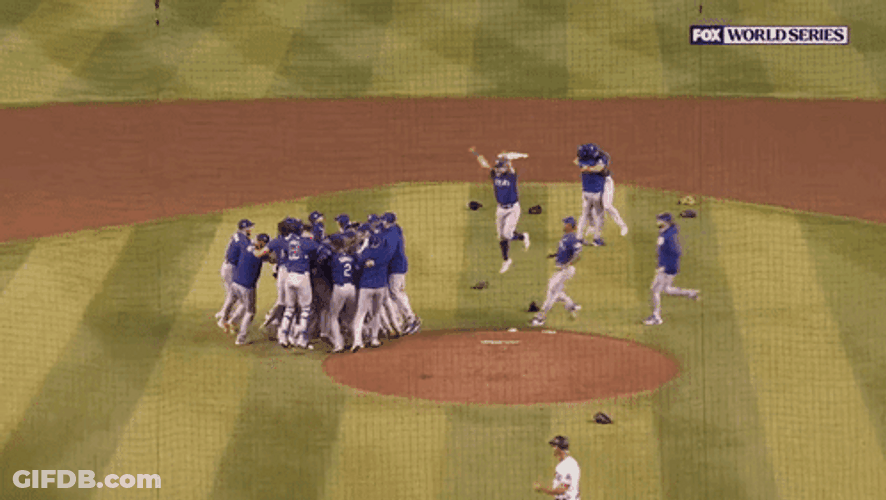 Winning Moment Texas Rangers GIF