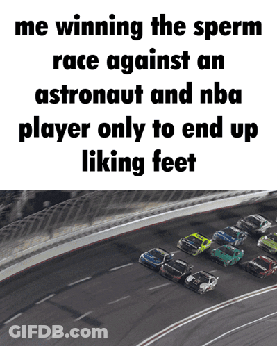 Winning Race Against Astronaut And NBA Player GIF
