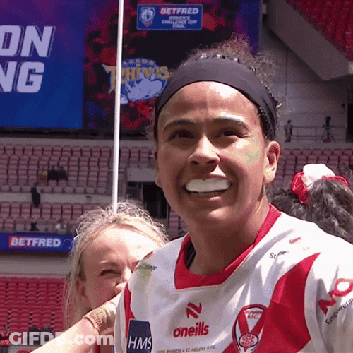 Winning Reaction Womens Rugby GIF