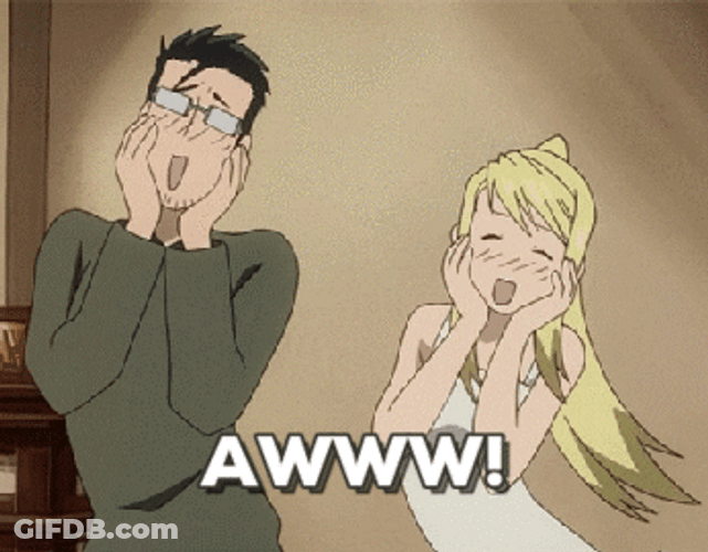 Winry And Maes Hughes Awww GIF