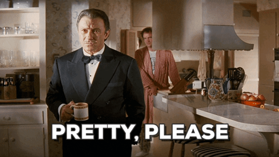Winston Wolf Pretty Please GIF
