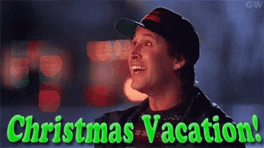 Winter Break Clark Griswold Christmas Vacation GIF
