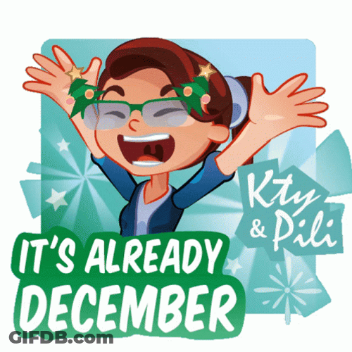 Winter Break It's Already December GIF