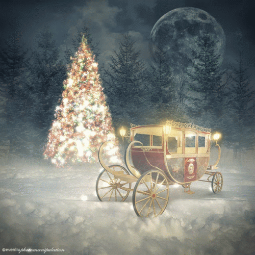 Winter Christmas Glimmering GIF