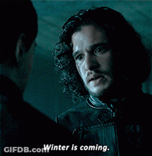 Winter Is Coming Jon Snow GIF