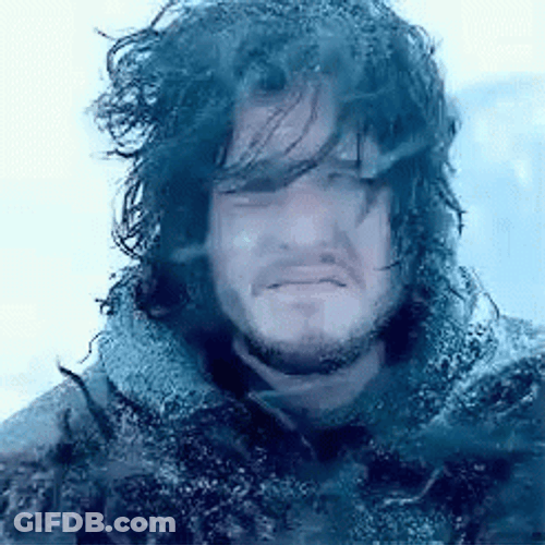Winter Is Coming Man In The Snow GIF