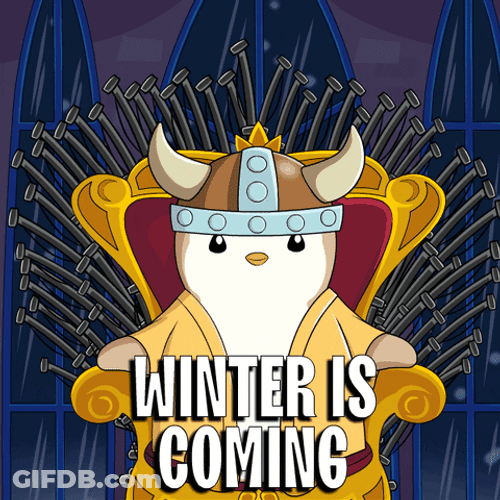 Winter Is Coming Pudgy Penguin GIF