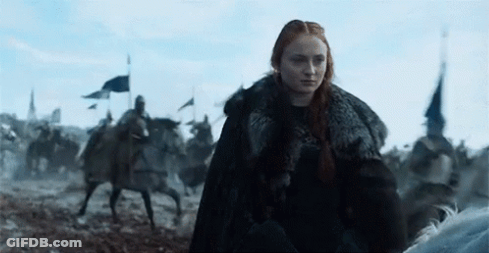 Winter Is Coming Sansa Stark GIF
