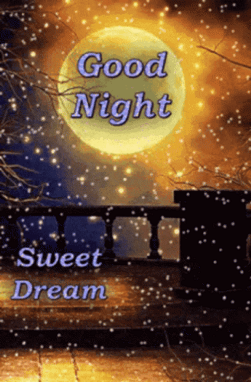 Winter Night Goodnight Sweet Dreams GIF