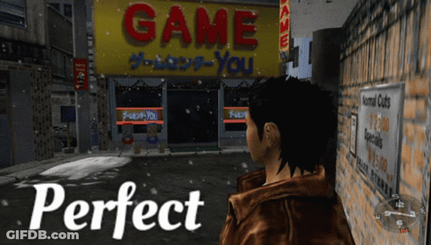 Winter Shenmue Perfect GIF