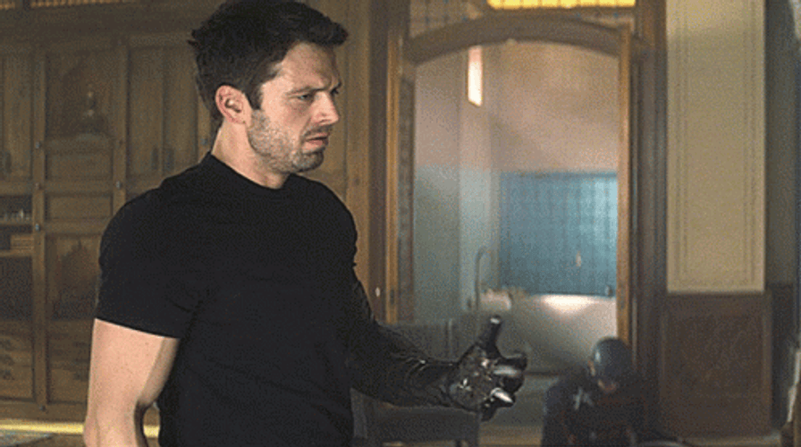 Winter Soldier Angry Bucky Barnes GIF