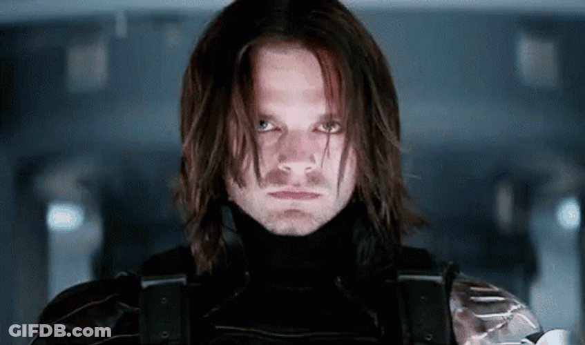 Winter Soldier Bucky Barnes GIF