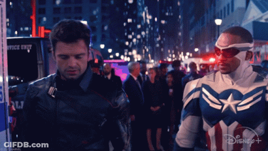 Winter Soldier Bucky Barnes Strikes Back GIF