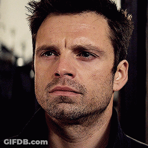 Winter Soldier Sebastian Stan Feeling Emotional GIF