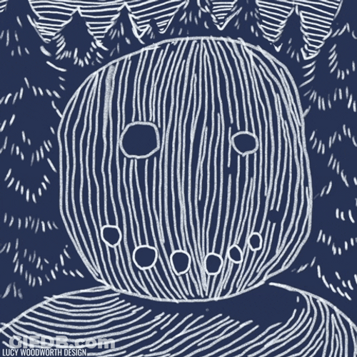 Winter Solstice Falling Apart Fun Snow Man Nose GIF