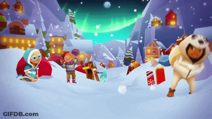 Winter Solstice Merry Christmas SYBO GIF