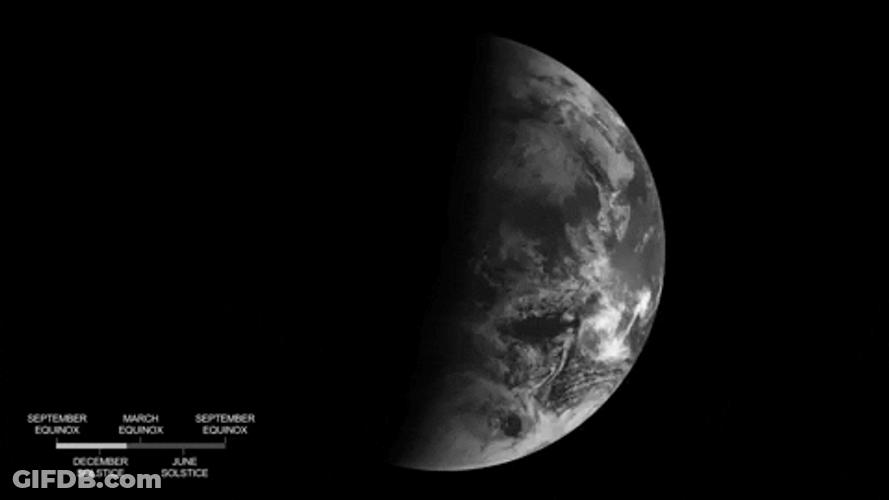 Winter Solstice Summer Fall NASA GIF