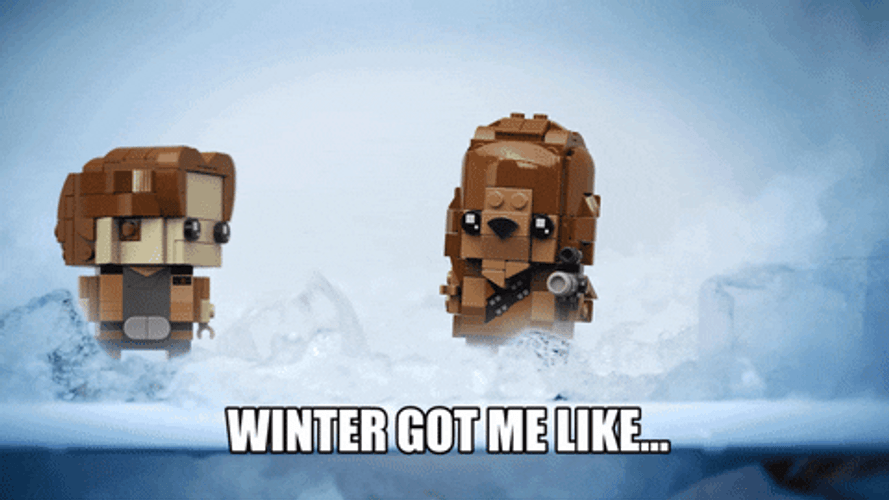Winter Star Wars LEGO GIF