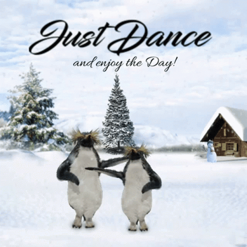 Winter Wednesday Penguin Just Dance GIF