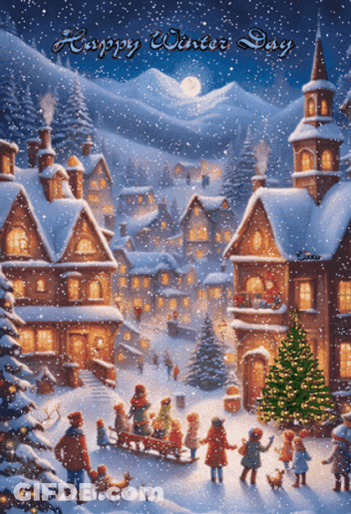 Winter Wednesday Snowy Day GIF