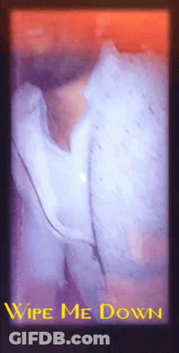 Wipe Me Down Poster With Woman GIF