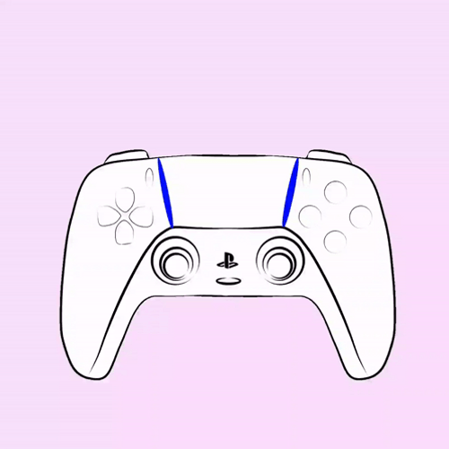 Wireless Playstation Controller GIF