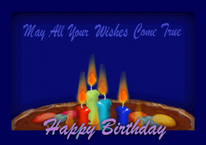 Wishes Birthday Cake Happy Heavenly Birthday GIF