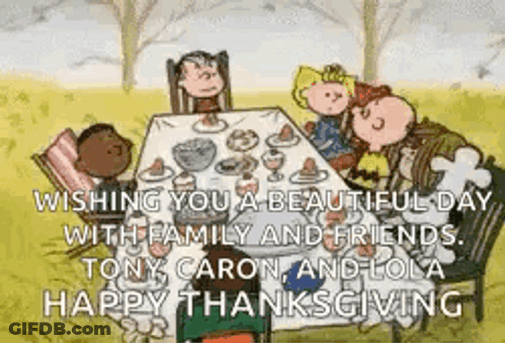 Wishing You A Beautiful Day Happy Thanksgiving Snoopy GIF