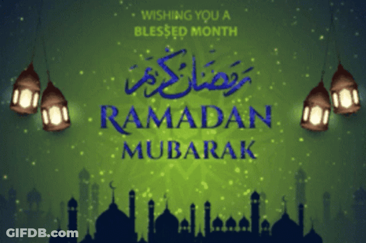 Wishing You A Blessed Month Ramadan Mubarak Greeting GIF