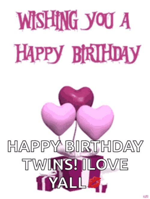 Wishing You A Happy Birthday Twins GIF