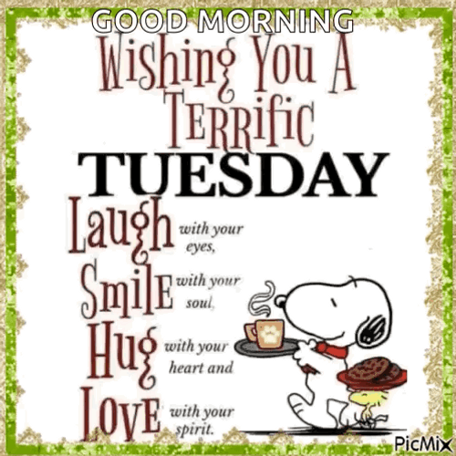 Wishing You A Terrific Animated Tuesday GIF