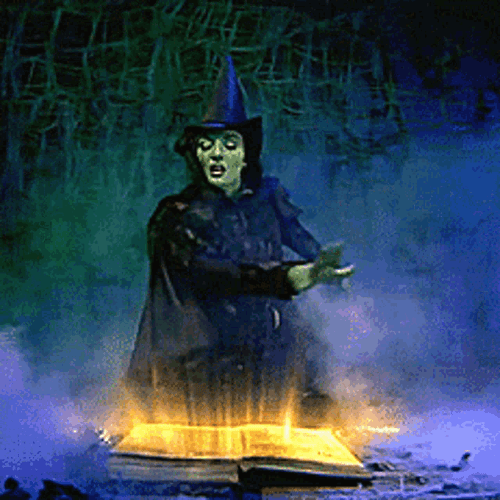 Witch Dazzling Book GIF