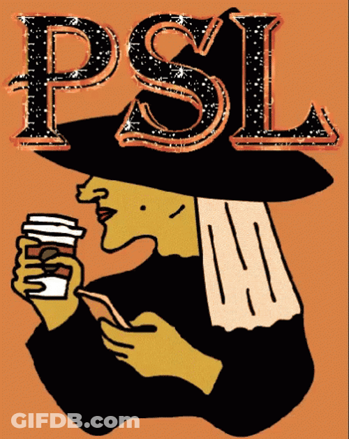 Witch Holding Psl While Texting GIF