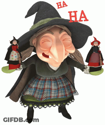 Witch Laughing Ha Ha GIF
