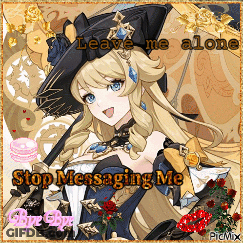 Witch Leave Me Alone Stop Messaging Me GIF